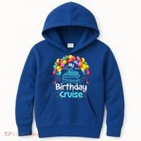 Festive My Birthday Cruise Ship Party And Gift Kids Hoodie thumb 0