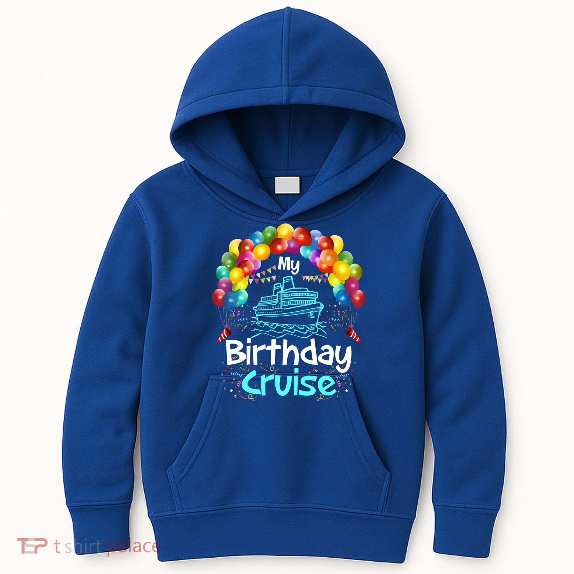 Festive My Birthday Cruise Ship Party And Gift Kids Hoodie