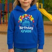 Festive My Birthday Cruise Ship Party And Gift Kids Hoodie thumb 3