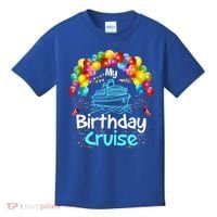 Festive My Birthday Cruise Ship Party And Gift Kids T-Shirt thumb 0