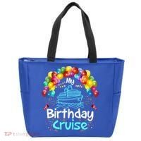 Festive My Birthday Cruise Ship Party And Gift Tote Bag thumb 0
