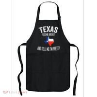 Feed me brisket and tell me I'm pretty Love Texas BBQ Apron thumb 0