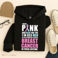 Fundraiser Male Breast Cancer Awareness Hoodie thumb 4