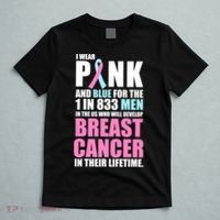 Fundraiser Male Breast Cancer Awareness T-Shirt thumb 5