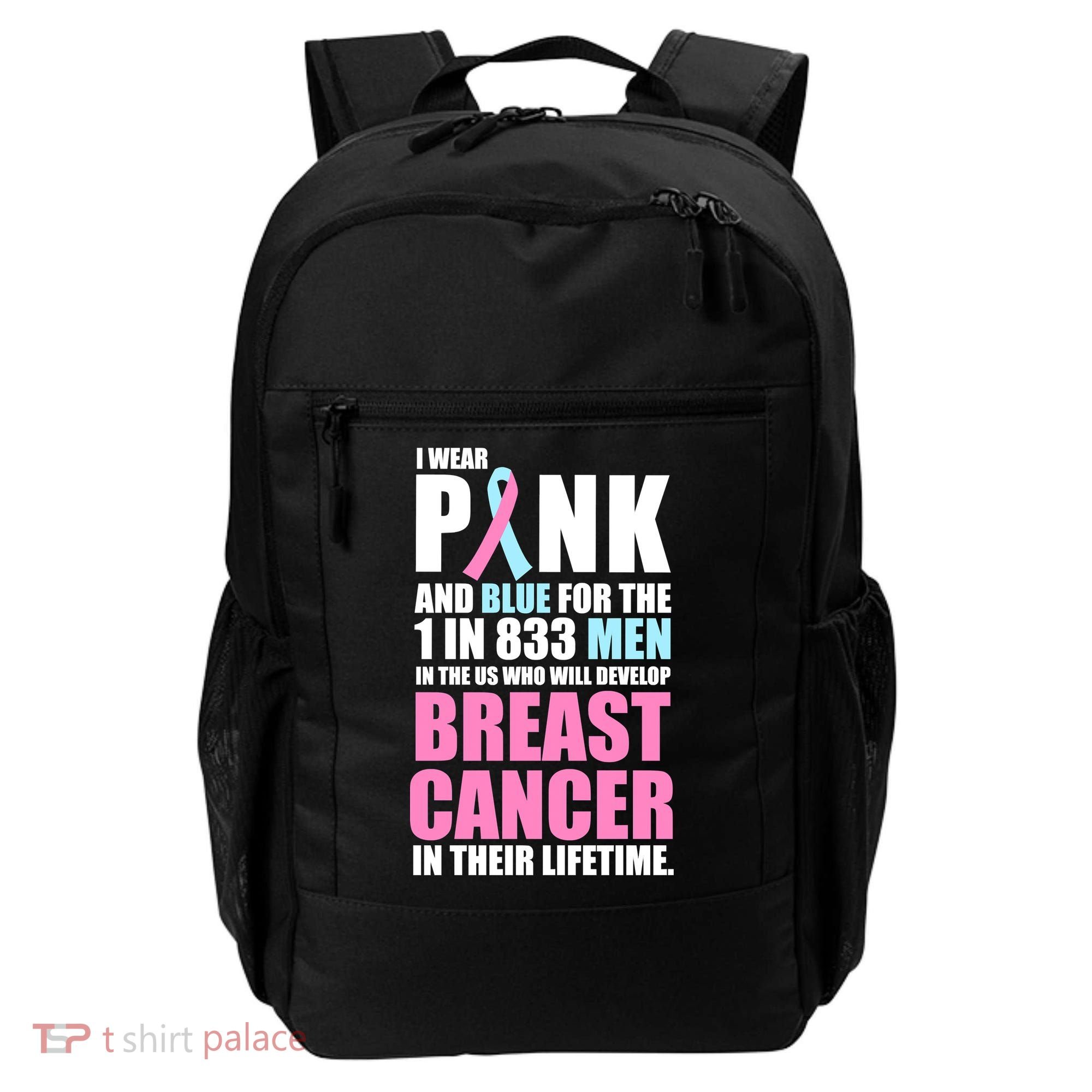 Fundraiser Male Breast Cancer Awareness Backpack
