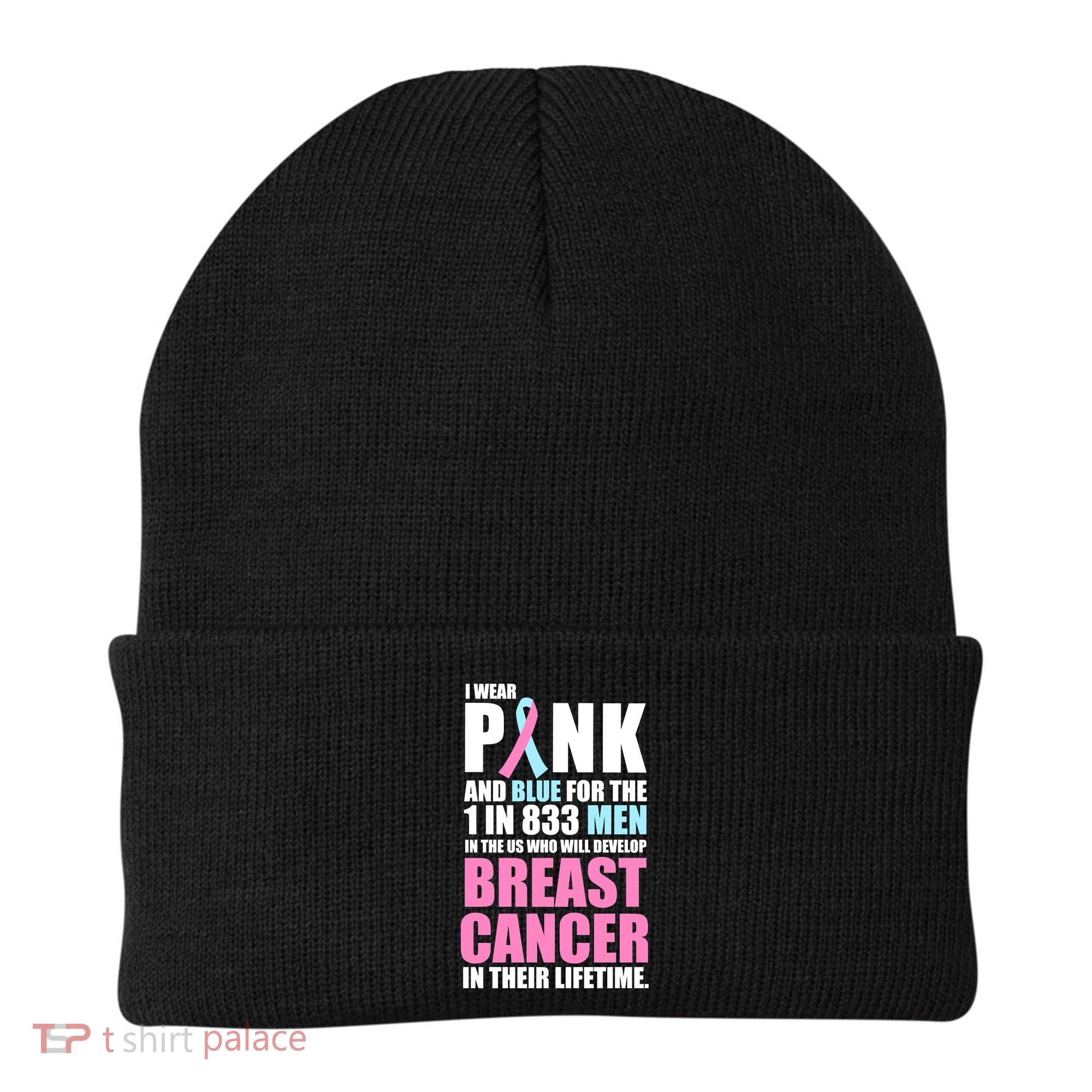 Fundraiser Male Breast Cancer Awareness Beanie