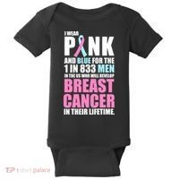 Fundraiser Male Breast Cancer Awareness Baby Bodysuit thumb 0