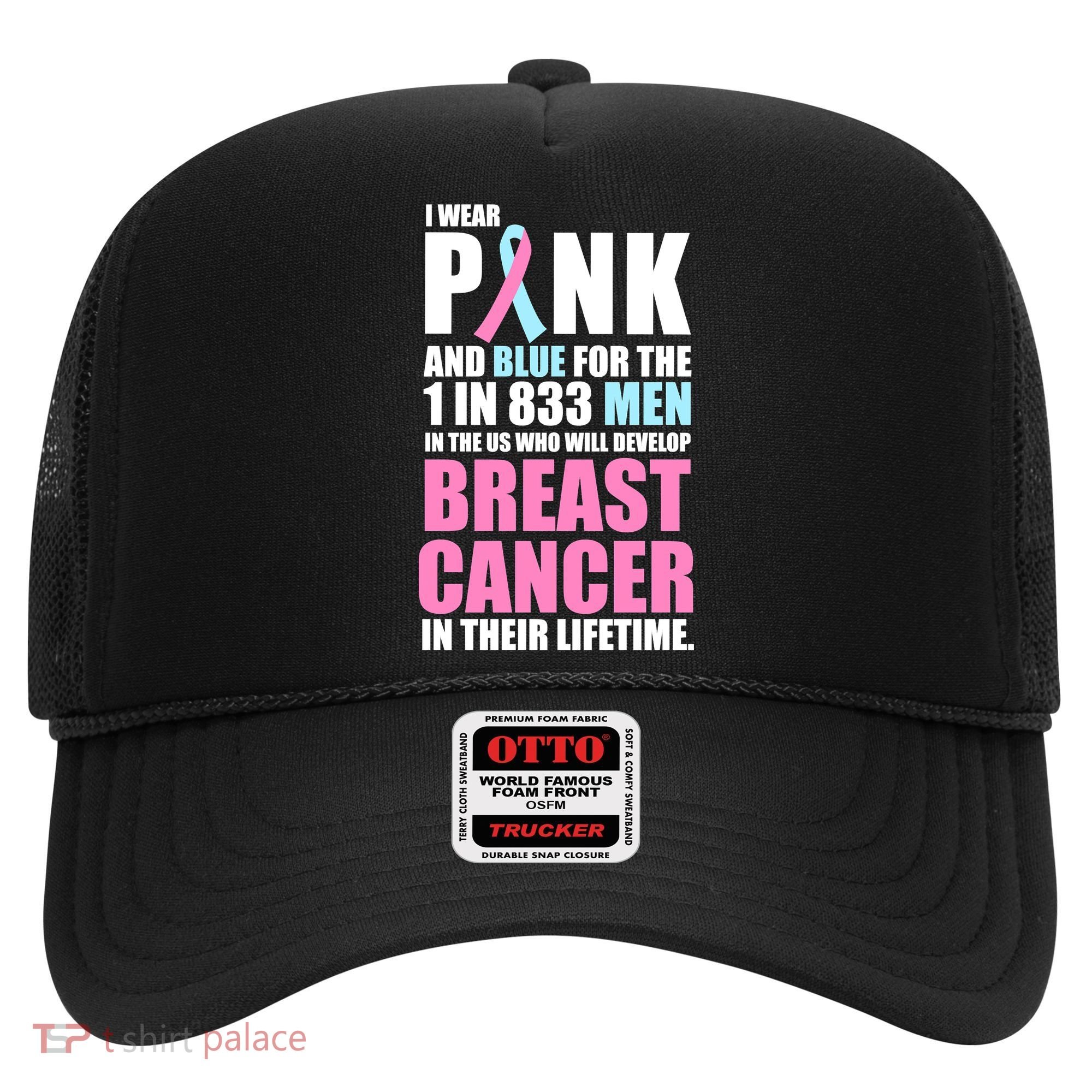 Fundraiser Male Breast Cancer Awareness Hat