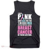 Fundraiser Male Breast Cancer Awareness Tank Top thumb 0
