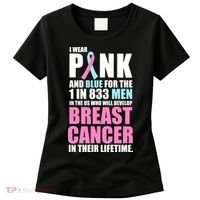 Fundraiser Male Breast Cancer Awareness Women's T-Shirt thumb 0