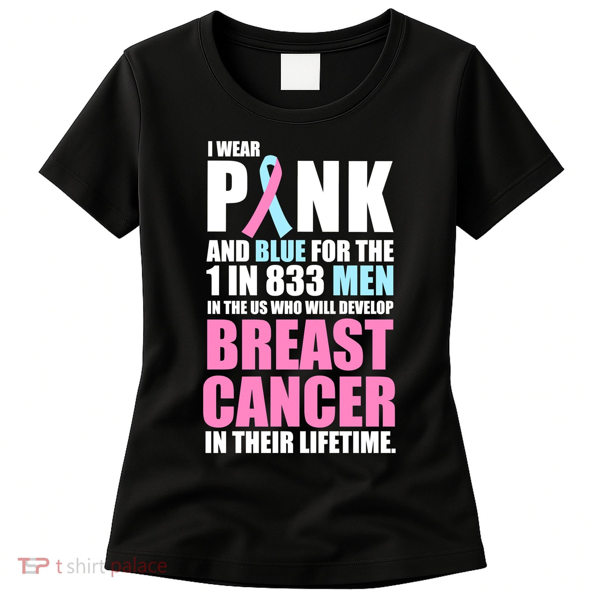 Fundraiser Male Breast Cancer Awareness Women's T-Shirt