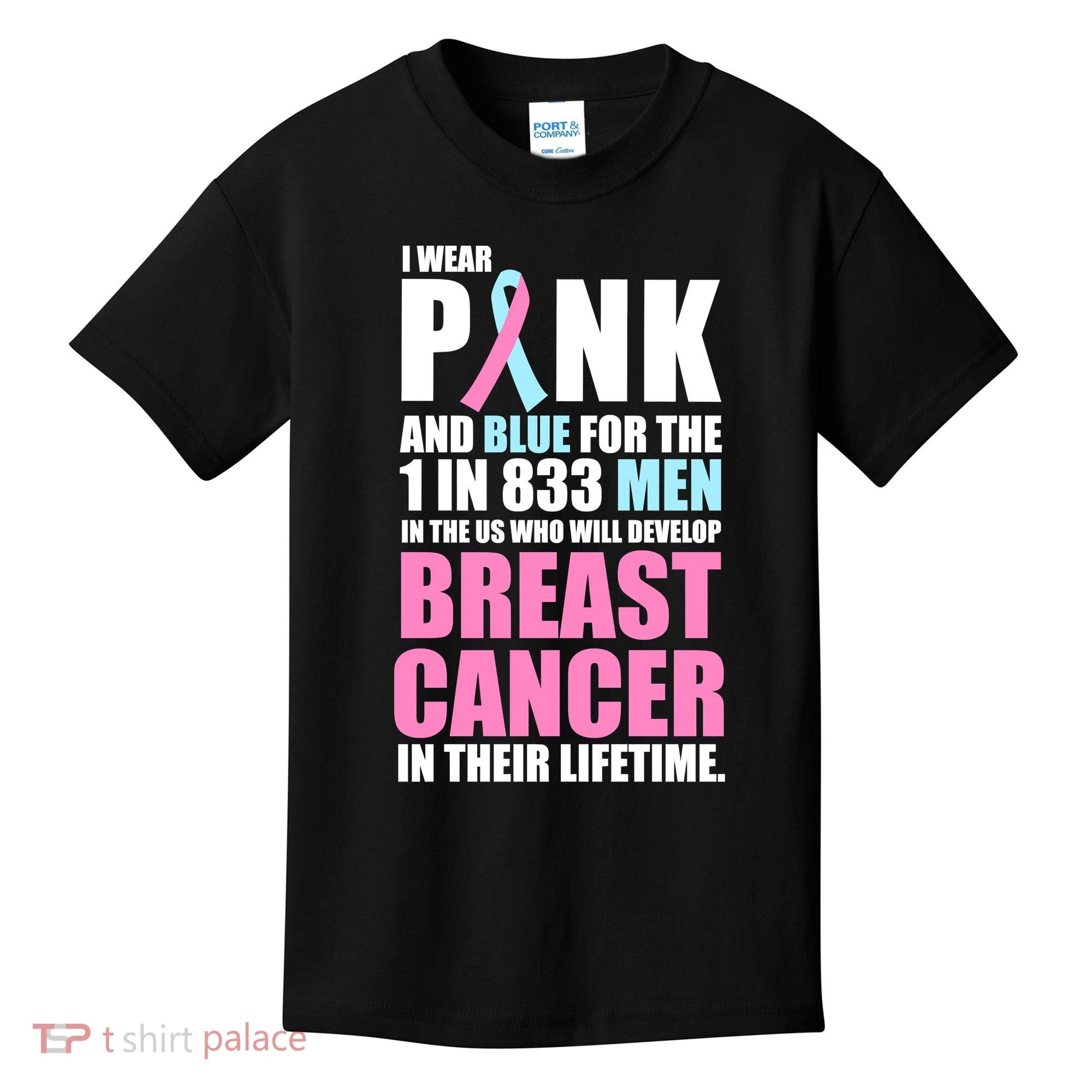 Fundraiser Male Breast Cancer Awareness Kids T-Shirt