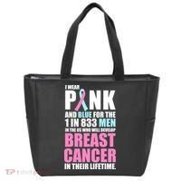 Fundraiser Male Breast Cancer Awareness Tote Bag thumb 0