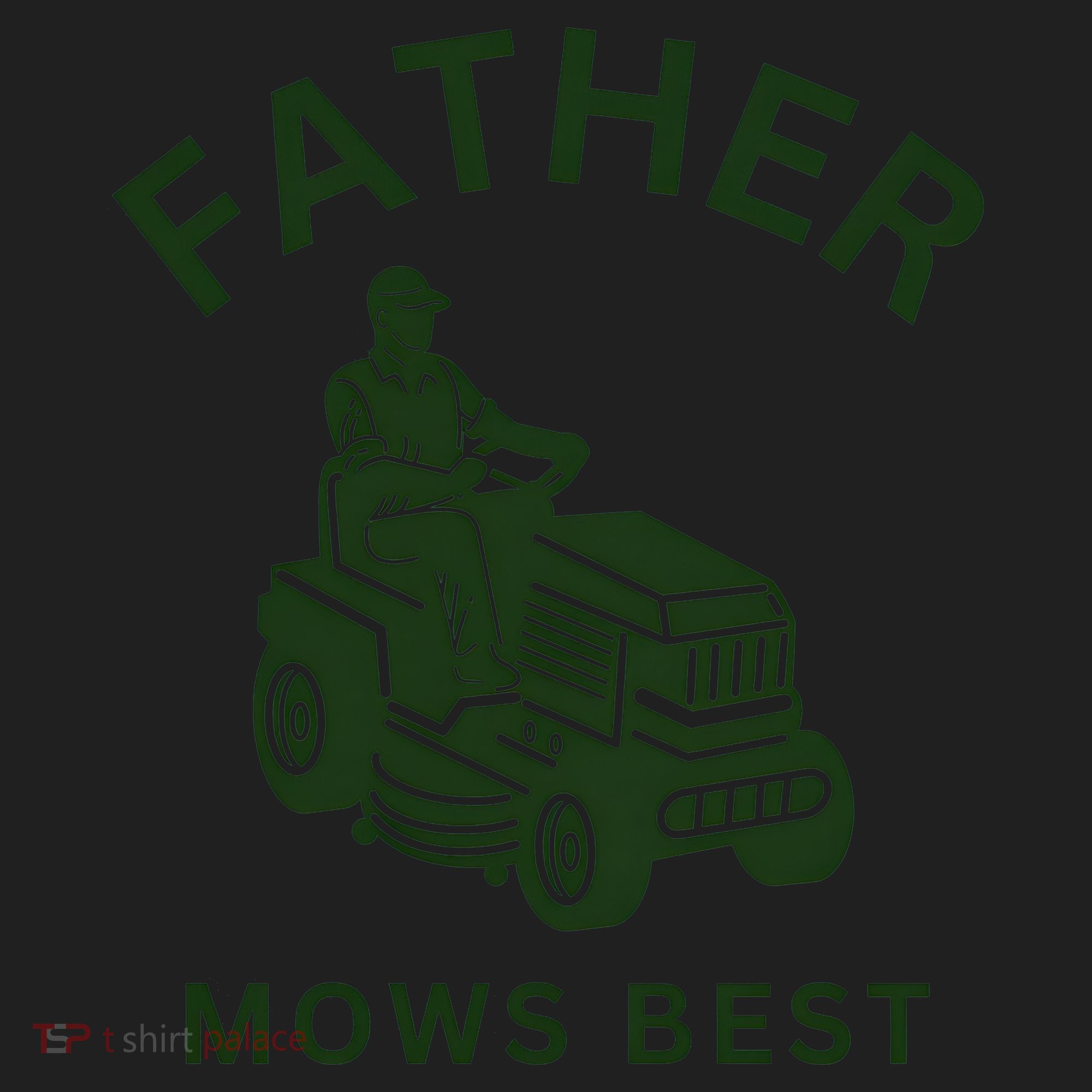 Father Mows Best Family Daddy Dad Women's Sweatshirt