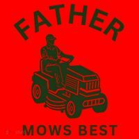 Father Mows Best Family Daddy Dad Santa Hat thumb 1