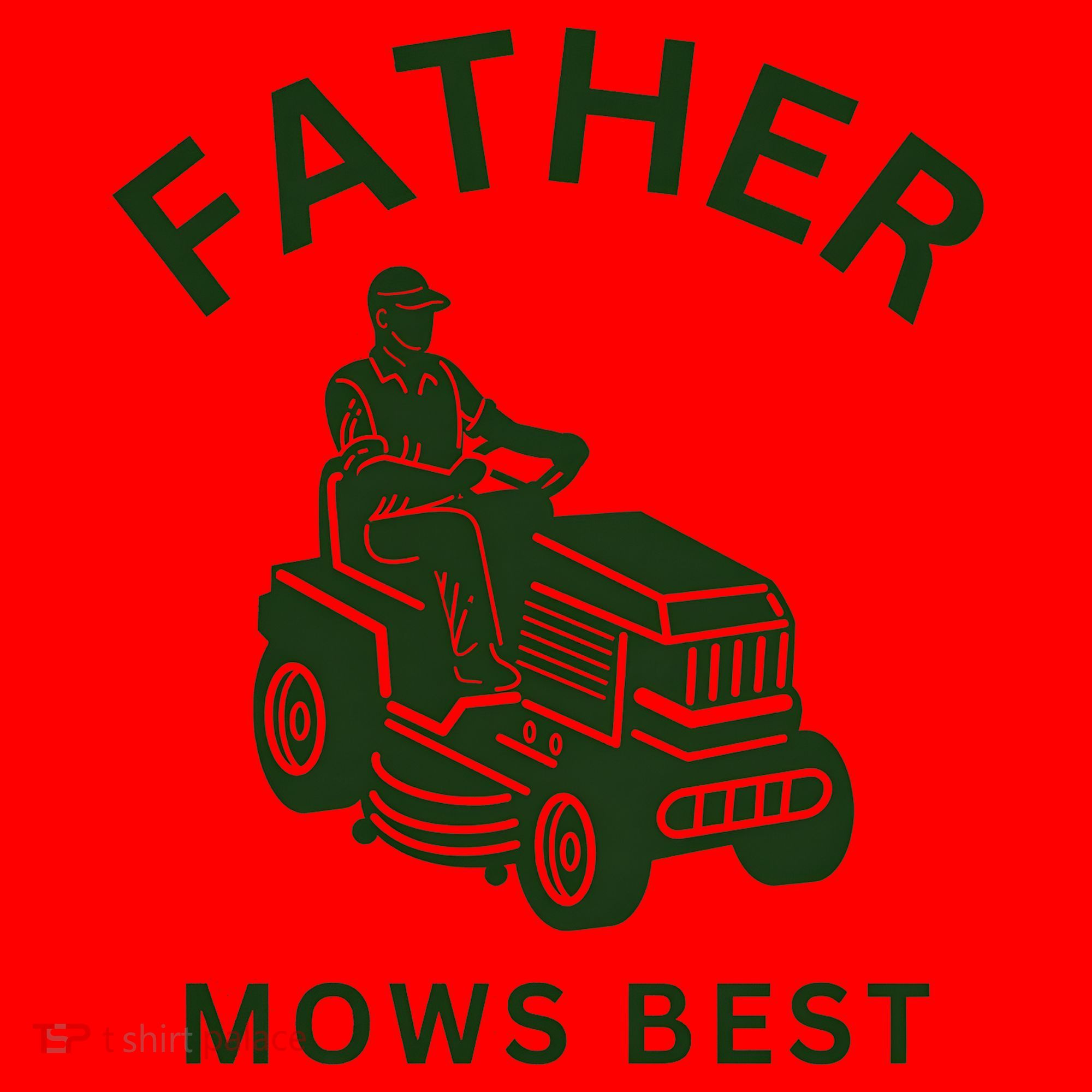 Father Mows Best Family Daddy Dad Santa Hat