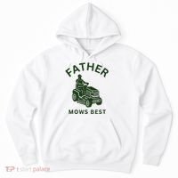 Father Mows Best Family Daddy Dad Hoodie thumb 0