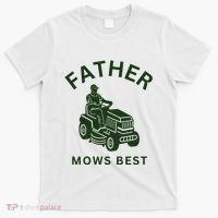 Father Mows Best Family Daddy Dad T-Shirt thumb 0