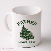 Father Mows Best Family Daddy Dad Coffee Mug thumb 0