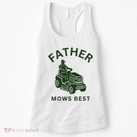 Father Mows Best Family Daddy Dad Women's Tank Top thumb 0