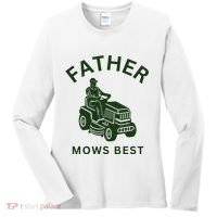 Father Mows Best Family Daddy Dad Women's Long Sleeve Shirt thumb 0