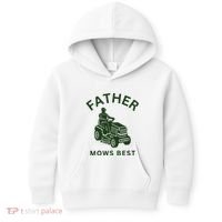 Father Mows Best Family Daddy Dad Kids Hoodie thumb 0