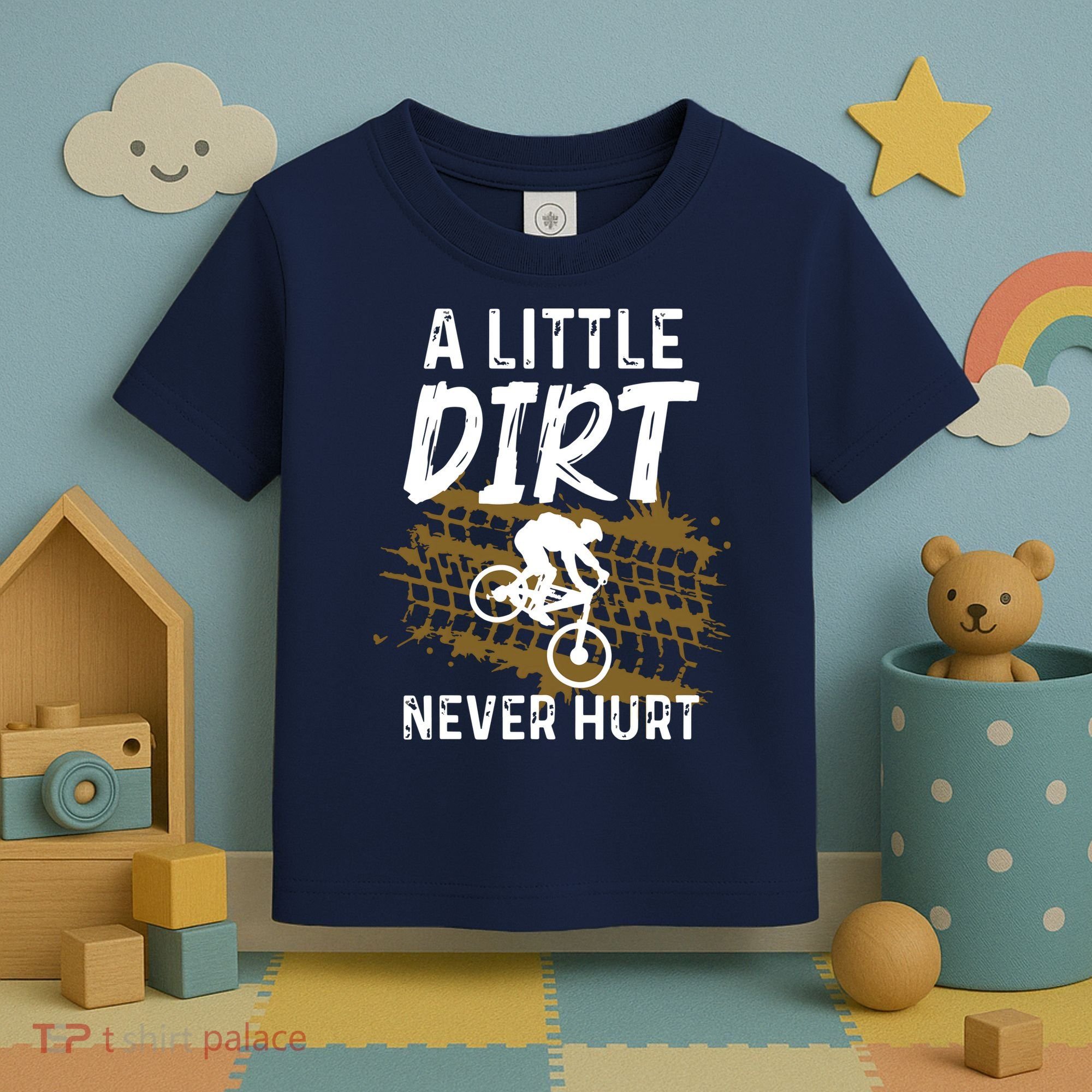 Funny Mountain Bike Gift For Mountain Biker Men Women MTB Toddler T-Shirt