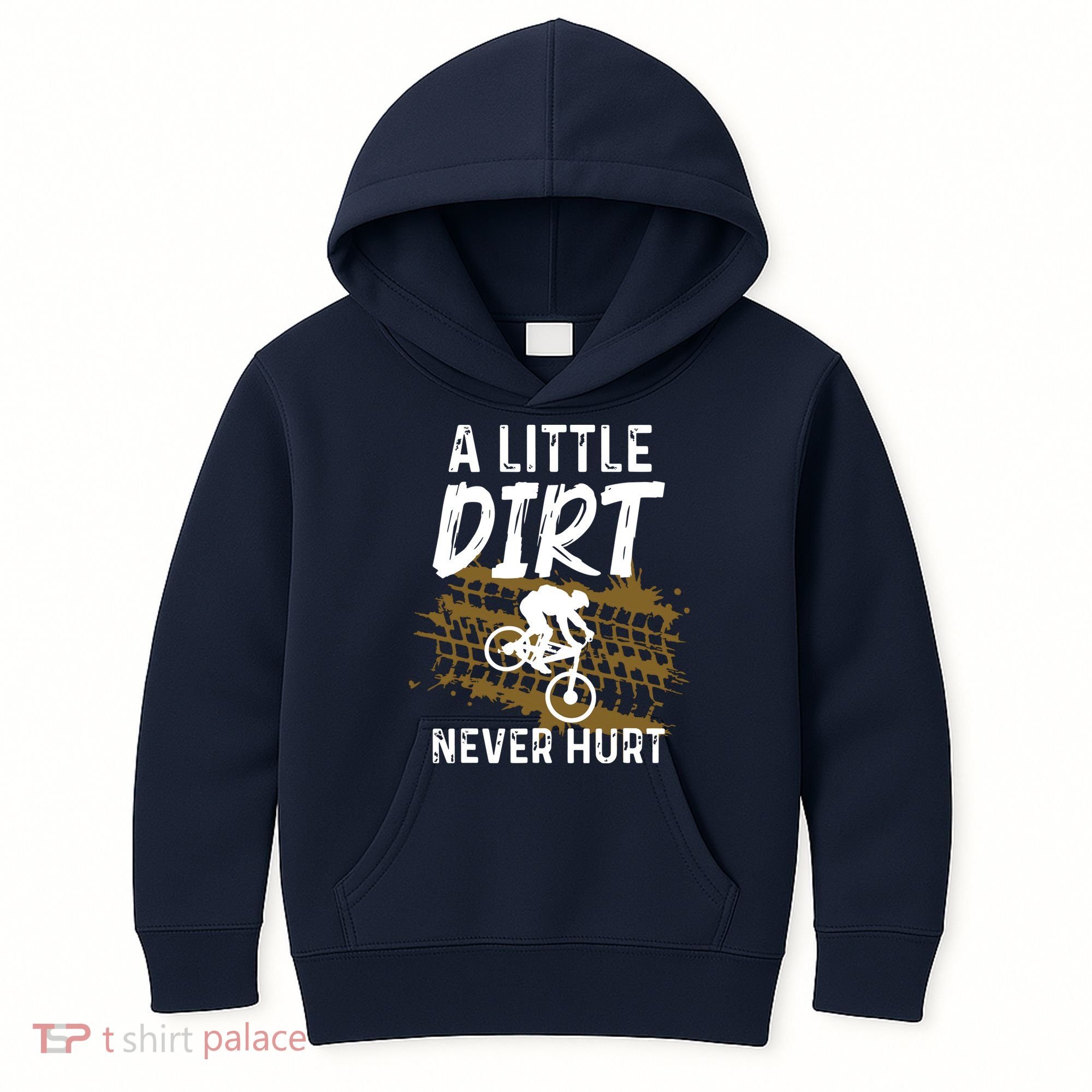 Funny Mountain Bike Gift For Mountain Biker Men Women MTB Kids Hoodie