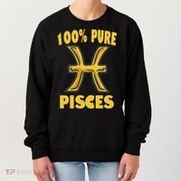February March Birthday Pure Pisces Astrology Horoscope Gift Women's Sweatshirt thumb 0