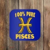 February March Birthday Pure Pisces Astrology Horoscope Gift Coaster thumb 0