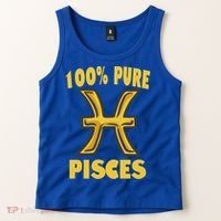 February March Birthday Pure Pisces Astrology Horoscope Gift Tank Top thumb 2