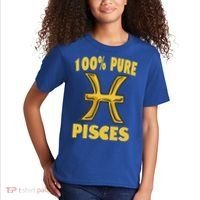 February March Birthday Pure Pisces Astrology Horoscope Gift Kids T-Shirt thumb 2