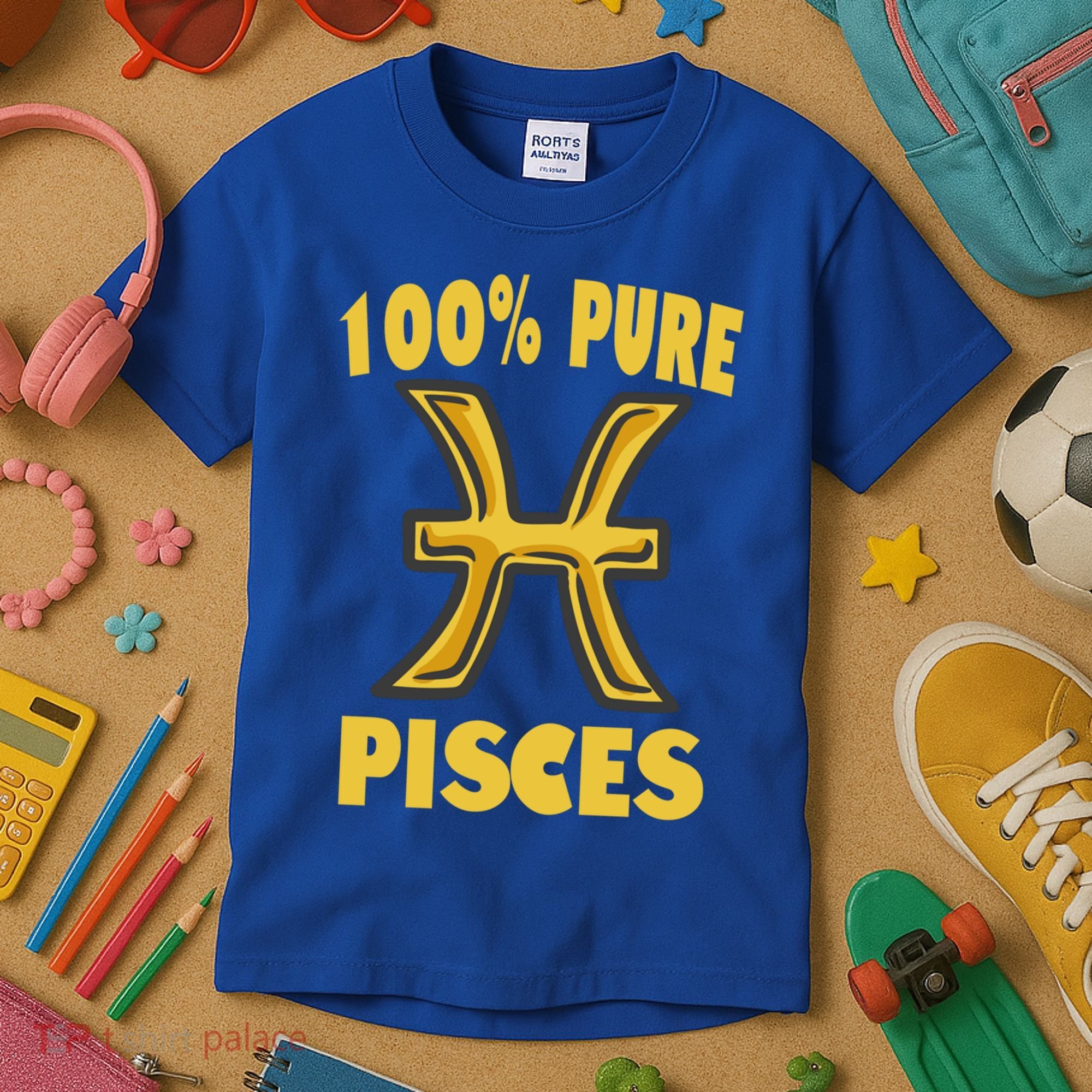 February March Birthday Pure Pisces Astrology Horoscope Gift Kids T-Shirt