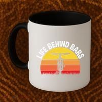 Funny Mountain Bike Bicycle Life Behind Bars Meaningful Gift Coffee Mug thumb 2