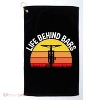 Funny Mountain Bike Bicycle Life Behind Bars Meaningful Gift Golf Towel thumb 0