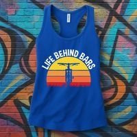 Funny Mountain Bike Bicycle Life Behind Bars Meaningful Gift Women's Tank Top thumb 3