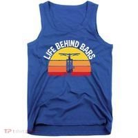 Funny Mountain Bike Bicycle Life Behind Bars Meaningful Gift Tank Top thumb 0