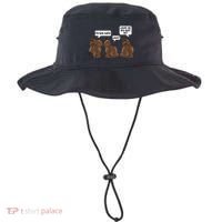 Funny My Butt Hurts Bunny Chocolate Easter Cool Gift Bucket Hat thumb 0