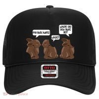 Funny My Butt Hurts Bunny Chocolate Easter Cool Gift Hat thumb 0