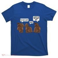 Funny My Butt Hurts Bunny Chocolate Easter Cool Gift T-Shirt thumb 0