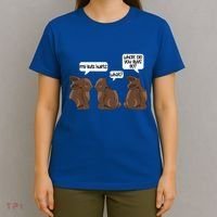 Funny My Butt Hurts Bunny Chocolate Easter Cool Gift T-Shirt thumb 4