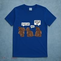 Funny My Butt Hurts Bunny Chocolate Easter Cool Gift T-Shirt thumb 5