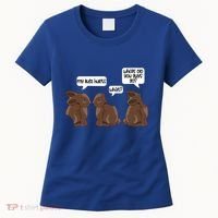 Funny My Butt Hurts Bunny Chocolate Easter Cool Gift Women's T-Shirt thumb 0