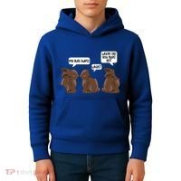 Funny My Butt Hurts Bunny Chocolate Easter Cool Gift Kids Hoodie thumb 4