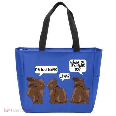 Funny My Butt Hurts Bunny Chocolate Easter Cool Gift Tote Bag