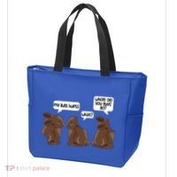 Funny My Butt Hurts Bunny Chocolate Easter Cool Gift Tote Bag thumb 3