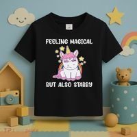 Feeling Magical But Also Stabby Rainbow Unicorn Gift Toddler T-Shirt thumb 3