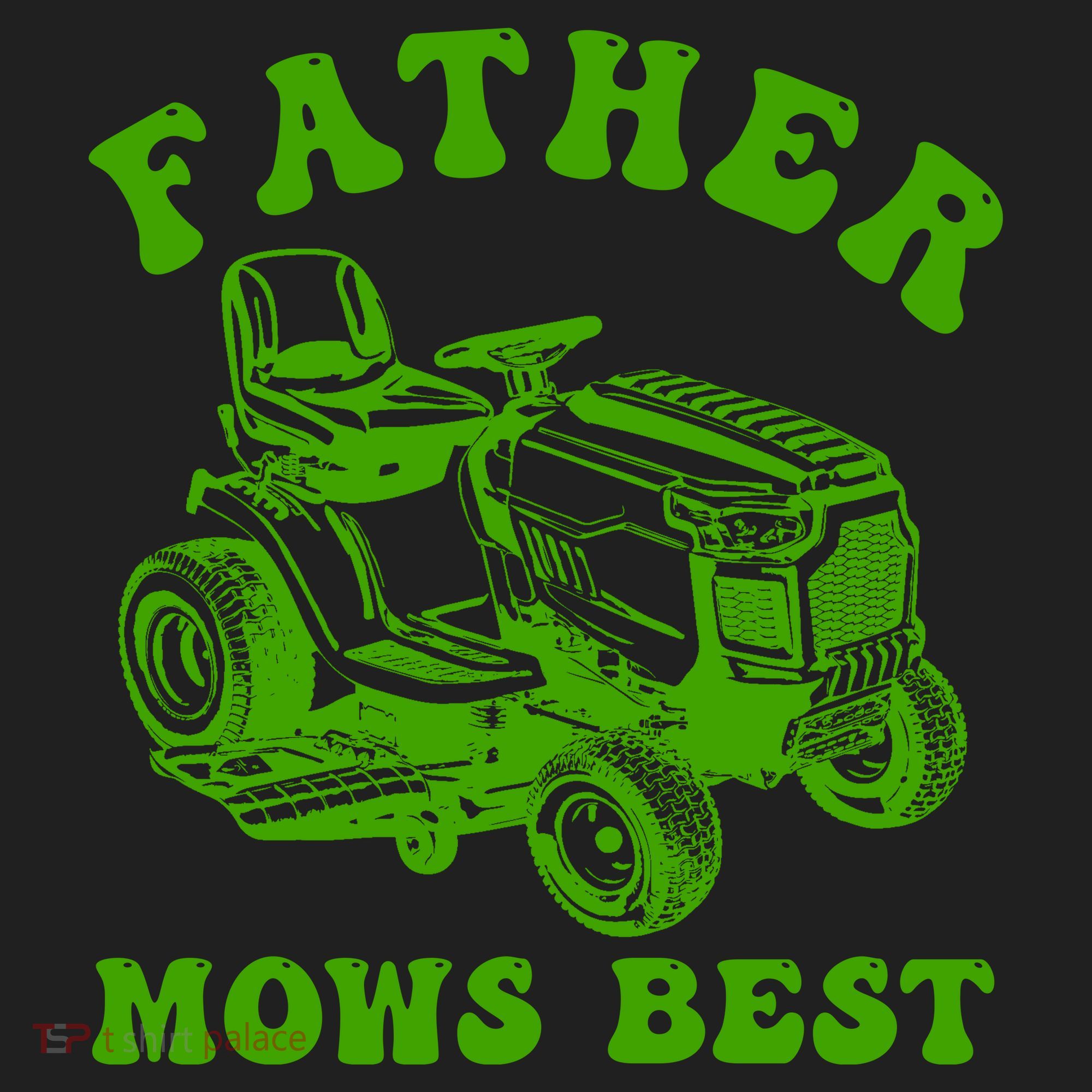 Father Mows Best Lawn Fathers Day Women's Sweatshirt
