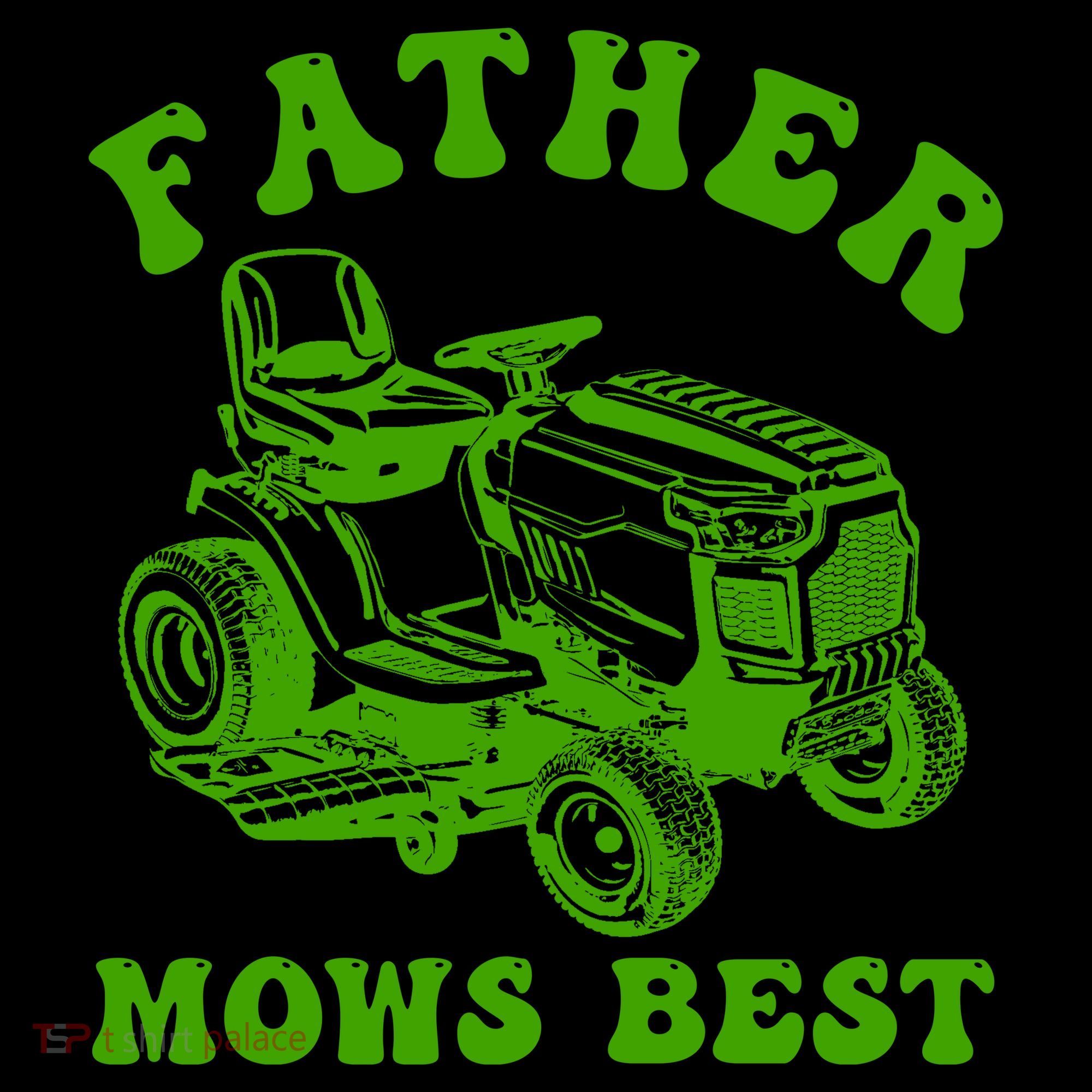 Father Mows Best Lawn Fathers Day Coaster