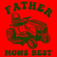 Father Mows Best Lawn Fathers Day Santa Hat thumb 1